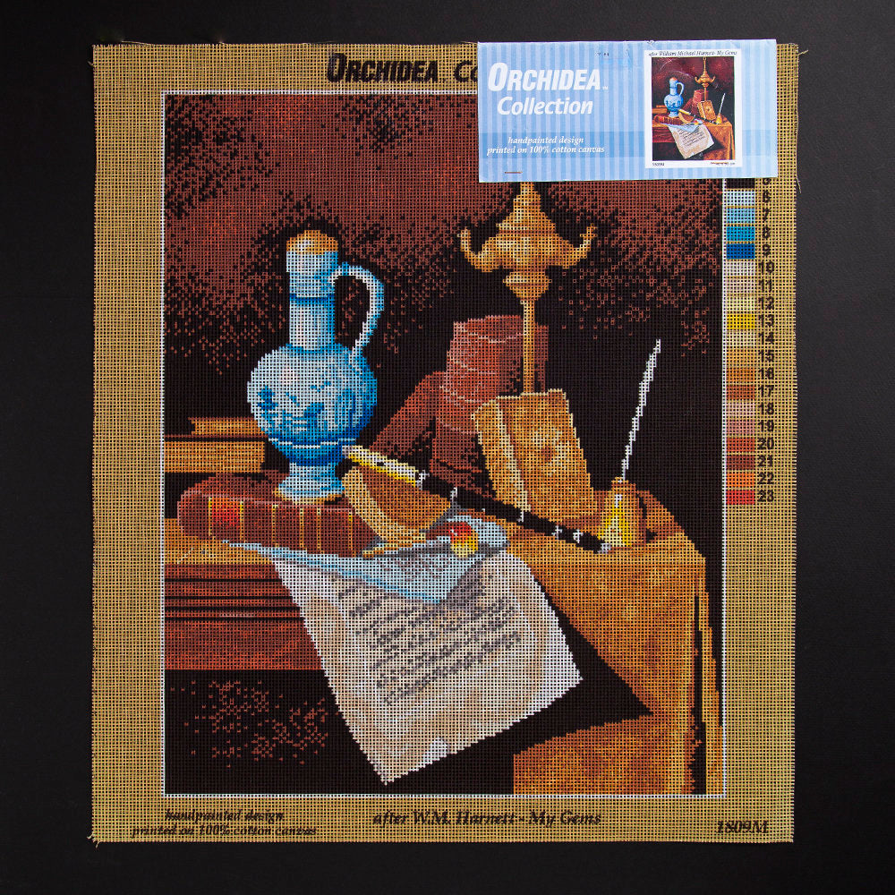 ORCHİDEA 40 x 50 cm Masa Baskılı Goblen 1809M